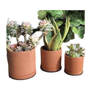 Pots et jardinières en terre cuite poreuse naturelle, idéaux pour une croissance saine des racines et des soins durables des plantes - Product Image 2