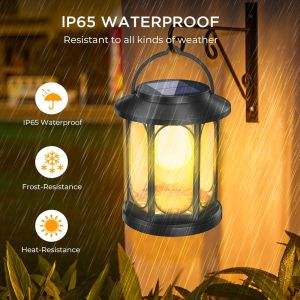 Lampadina a Incandescenza Solare <span class=keywords><strong>per</strong></span> Giardino, Piccola Luce Esterna Impermeabile IP65 <span class=keywords><strong>per</strong></span> <span class=keywords><strong>Balcone</strong></span> e Cortile con Controllo a Pulsante - Product Image 4