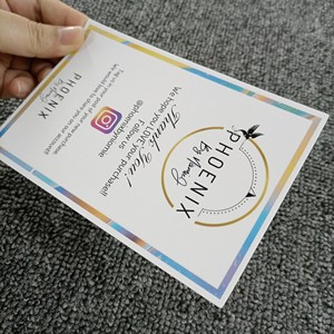 Biglietti <span class=keywords><strong>di</strong></span> ringraziamento 4x6 pollici 300gsm/400gsm, biglietti regalo promozionali per piccole imprese - Product Image 4