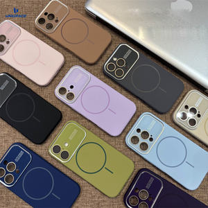 Coques de téléphone magnétiques en silicone UNIGRACE AG avec <span class=keywords><strong>film</strong></span> protecteur en verre pour grand écran pour iPhone 17 Air 16 Pro Max 15 Plus 14 - Product Image 5