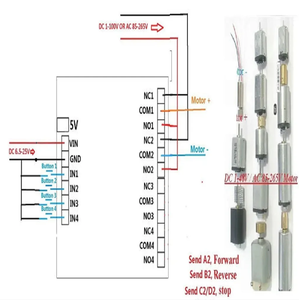 CE041 Relais 4 canaux DC 5V 9V 12V 24V avec télécommande sans fil via application Android pour moteur et LED de maison intelligente - Product Image 6