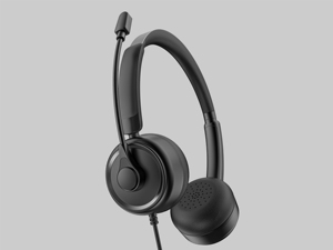 Noise Cancelling Over-Ear Headset with <strong>Microphone</strong> <strong>Bluetooth</strong> 5.0 40mm Driver ENC/ANC Headphones with Wired &amp; Wireless Dual Mode - Product Image 3