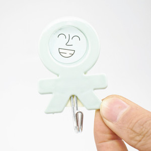 Factory direct sales of traceless <b>hooks</b>, no-drill <b>hooks</b> for a family of three, small <b>hooks</b> for kitchens and bathrooms, sourced - Product Image 4