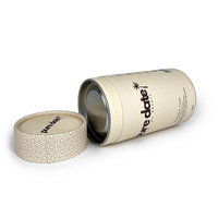 Boîtes en papier kraft hermétiques pour emballage de café, boîtes cadeaux, boîtes en papier pour capsules de café, boîtes en papier pour grains de café avec couvercle en étain