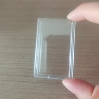 Petite pièce rectangulaire acrylique étui menthe or argent lingot barre porte-capsule