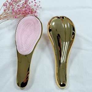 Vente en gros <span class=keywords><strong>brosse</strong></span> à poils humides Promotion <span class=keywords><strong>pas</strong></span> <span class=keywords><strong>cher</strong></span> Rose or Rose marque privée galvanisée démêlante <span class=keywords><strong>brosse</strong></span> à cheveux - Product Image 6