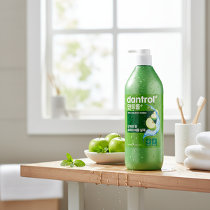 Dantrol Shampooing Anti-Pelliculaire Bio Rafraîchissant Pomme Fraîche 820ml pour Cheveux Gras Qualité Supérieure Modèle 8809803563635 - Product Image 3
