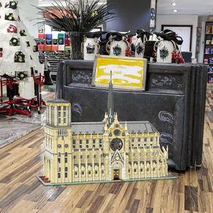 BAKA 33213 8225PCS 1:8 <span class=keywords><strong>Serie</strong></span> Arquitectónica de Plástico, Modelo de Bloques de Construcción de <span class=keywords><strong>Notre</strong></span>-<span class=keywords><strong>Dame</strong></span> de París, Juguete Educativo para Festivales - Product Image 3