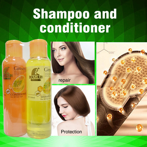 Set <span class=keywords><strong>Shampoo</strong></span> e Balsamo Liquido 2-in-1 al Ginseng e Aloe Vera 500ml+500ml Antiforfora e Nutriente per Donne - Product Image 4
