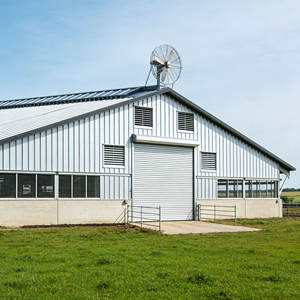 Nave moderna de estructura de acero para ganado, cobertizo agrícola prefabricado de acero - Product Image 3