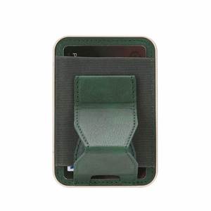 Cartera MagSafe de Cuero PU Premium con Laterales Elásticos, Alta Capacidad para 5-10 Tarjetas, Soporte Plegable Multiángulo para Teléfono - Product Image 4