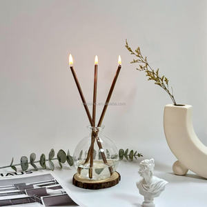 Elegante vela <span class=keywords><strong>de</strong></span> aromaterapia hecha a mano, vela <span class=keywords><strong>de</strong></span> aceite con núcleo <span class=keywords><strong>de</strong></span> Metal, Color central personalizado como regalo <span class=keywords><strong>de</strong></span> vacaciones para amigos - Product Image 3