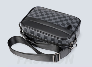 Nuovi Arrivi Borse a <span class=keywords><strong>Tracolla</strong></span> da <span class=keywords><strong>Uomo</strong></span> Borsa Monospalla per Uso Quotidiano Elegante Borsello da <span class=keywords><strong>Uomo</strong></span> in PU Sacoche Homme Moda Candy - Product Image 3