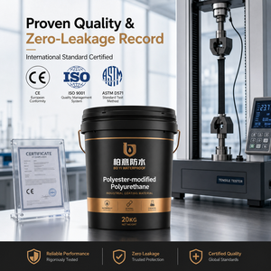 <span class=keywords><strong>Peinture</strong></span> d'étanchéité professionnelle chinoise de type exposé, écologique, en polyester modifié et polyuréthane, résistante aux UV pour carrelage mural - Product Image 4