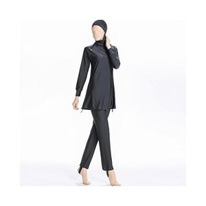 Maillot de bain halal islamique de qualité supérieure pour femmes, nouveau design, ensemble de bikini brodé, robe imperméable pour adultes, exporté - Product Image 4