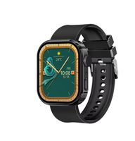 Reloj Inteligente Unisex Cuadrado Grande con Logotipo Personalizado de Fábrica, Frecuencia Cardíaca, Presión Arterial, SpO2, Resistente al Agua IP65, Magnético, Responde Llamadas, Esfera Personalizada, OEM