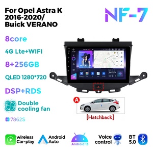 Navifly NF voiture écran tactile musique android lecteur système multimédia vidéo électronique pour Opel Astra <span class=keywords><strong>K</strong></span> 2016-2020 Buick VERANO - Product Image 2