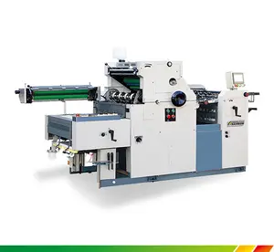 single color A4 A3 folio printing store 620*450mm PrintingLeader cheap offset printing machine with punching device