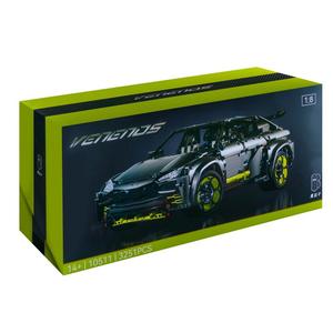 KBOX 10511 Klemmbausteine Urus Spielzeugbausteine City Super-Rennwagen Baukasten für Kinder High-Tech-Spielzeug Motorisiertes Geschenk - Product Image 5