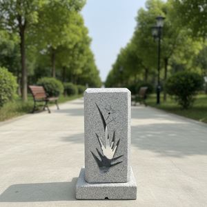 Lanterne <span class=keywords><strong>solaire</strong></span> en pierre <span class=keywords><strong>japonaise</strong></span> traditionnelle, style antique, éclairage de jardin - Product Image 1