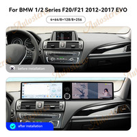 Navegador GPS para Auto con Pantalla Doble de 21 Pulgadas y Carplay para BMW X1 X2 F20 F21 2012-2017, Unidad Principal EVO, Reproductor Multimedia, Radio para Auto