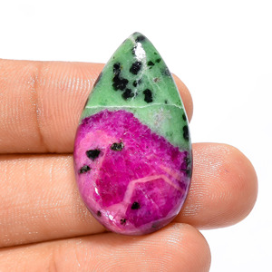 100% Natural Ruby Zoisite Gemstone-Customizable Size Shape Third Party Certified for Jewelry Making FAIJAN GEMS Brand <b>Model</b> - Product Image 2