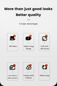 New Travel an ninh mini máy ảnh kỹ thuật số xách tay HD 1080p Video Recorder Webcam vlogging trẻ em máy ảnh - Product Image 2