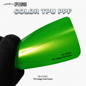 Film de protection de peinture SPEEDMOD Magic <span class=keywords><strong>Golf</strong></span> Green TPU PPF 7,5 mil auto-réparant, film de protection de voiture à changement de couleur 1,52 m x 15 m, vente en gros - Product Image 2