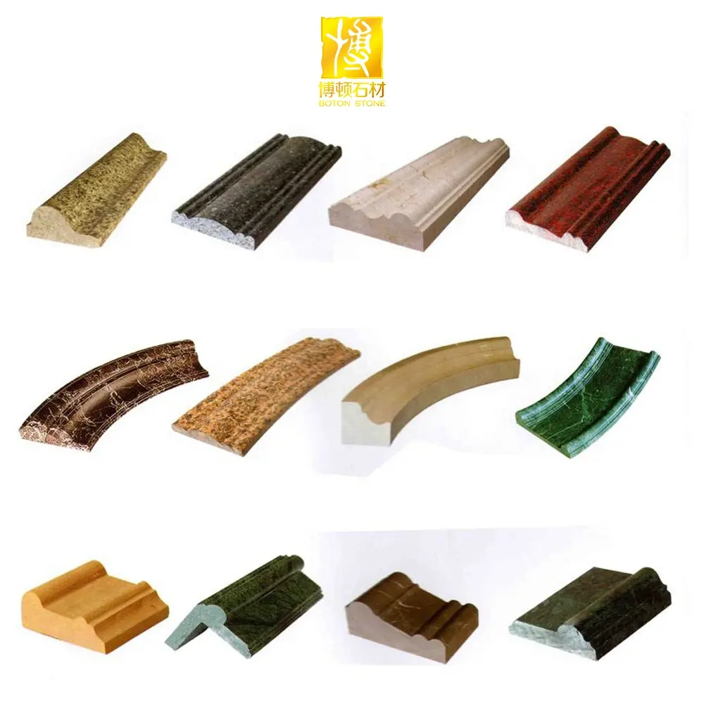 Cheap Factory Price New Arrival Marble Stone Polished Rail Moulding Border Line Skirting for Marble Floor