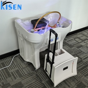 Kisen <b>Plug</b>-and-Play Portable Salon Sink Water Circulation Arch No Plumbing Pipeless Built-in Water Tank Heater Salon Wholesale - Product Image 2