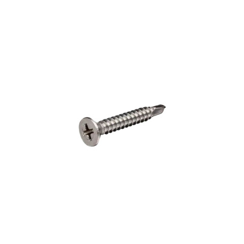 High Tensile Strength and Maintenance Force Galvanized Precision Machined Flat Head Alloy Steel Self Drilling Screw