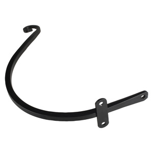 Hanging <b>Bracket</b> 12 Inch Heavy Duty Outdoor Wall Mount For Plant Baskets Birdhouses Wrought Iron Hook - Product Image 3