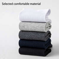 Chaussettes pour hommes 100% Coton, personnalisées, unies, de sport, habillées, tricotées pour affaires, respirantes, pures, en gros, en stock