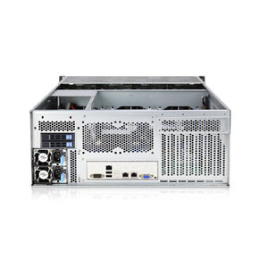 Serveur de stockage NAS monté en rack 4U, châssis 24 baies, prise en charge de l'échange à chaud des disques HDD/SSD, NVME pour les grands volumes de données et la surveillance de la sécurité - Product Image 6