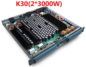 เพาเวอร์แอมป์ Morin 2 แชนแนล 3000 วัตต์ PA 1U ระดับมืออาชีพ คลาส D พร้อมบอร์ดตอบสนองความถี่ 20Hz-20kHz รุ่น K30 - Product Image 5