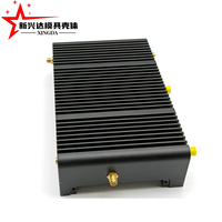 Casing Pendingin Pasif Aluminium Ekstrusi Full Fin Berlapis Anodize Hitam untuk Mini PC Industri Tanpa Kipas