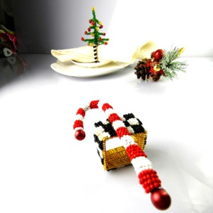 عيد الميلاد شجرة حلقات منديل منديل جديد تصميم الساخن بيع الزفاف الجدول الديكور حامل مناديل - Product Image 5