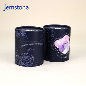 Caja de Embalaje de Cartón Kraft Cilíndrica para Cápsulas de Gel de Hierbas y Alimentos Reciclables, Diseño Personalizado, Envase de Tubo de Papel para Proteína en Polvo - Product Image 5