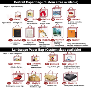 Sac Fourre-Tout Personnalisable et Écologique en Carton pour Emballage Cadeau, Aliments et Vêtements, avec Logo Personnalisé pour l'Emballage Commercial - Product Image 5