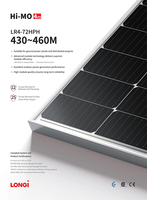 Panneau solaire N-Type HJT 415-450W de fabrication chinoise pour usage domestique, garantie 25 ans