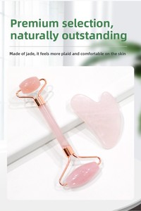 Appareil de beauté pour la peau SPink, rouleau en métal portable, masseur facial, ensemble de planches Gua Sha pour le massage du visage, imperméable - Product Image 6