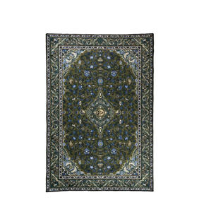 Alfombra de Oración Musulmana Cuadrada, Antibacteriana y Antideslizante, Hecha a Máquina, de Poliéster de Pelo Alto con Base de Goma Antideslizante, 75x115cm - Product Image 1