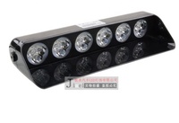 Luz estroboscópica para salpicadero interior de coche, Flash estroboscópico brillante de advertencia de emergencia