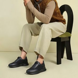 Zapatos de Hombre <span class=keywords><strong>Boohooman</strong></span> Negros de Alta Calidad, de Cuero Vacuno, Transpirables, Resistentes, con Aumento de Altura Invisible de 8 cm, para Invierno y Verano - Product Image 6