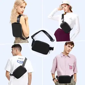 Women Lulu Lemon Everywhere Over The Shoulder Mini Belt Bag Waist Bag Nylon Bum Bag Unisex Custom Fanny Pack