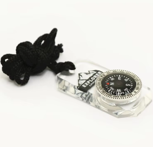 Brújula Pequeña de Acrílico Personalizada, Regalo para Niños, Precio Bajo, Cordón Duradero, Brújula de 30 mm, Joyería Impermeable para Campamento y Escalada - Product Image 5
