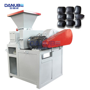 DANUBE CE Approved Square Shaped Charcoal Powder <b>Large</b> Capacity Ball Briquette Pressing Machine - Product Image 1