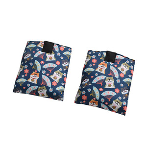Coussinets de repose-pieds pour fauteuil roulant, protection souple, antidérapants, motif floral, paire pour utilisation avec fauteuil roulant manuel - Product Image 4