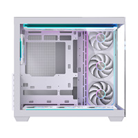 Boîtier PC Mid Tower ATX d'occasion MQ Sea View avec écran d'affichage de température, panneau latéral en verre trempé 360, ports USB 3.0, pour ordinateur de jeu