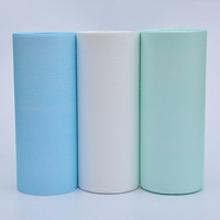 Vente en gros usine : Rouleau de draps jetables non tissés laminés imperméables, impression personnalisée, faible MOQ, pour salons, hôpitaux, tatouages